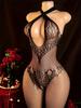HEISS Damen Nachtwäsche sexy Dessous Porno Babydoll BODYSUIT Netz Bodysuit Catsuit Hochzeitsnacht Teddies Trajes Gesäßwickel