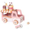 Wooden Ice Cream Cart Toy for Kids - Educational Pretend Play & Parent-Child Fun