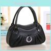 Premium Quality Pure Color Handbag For Fashionable Women With Soft Pu Leather