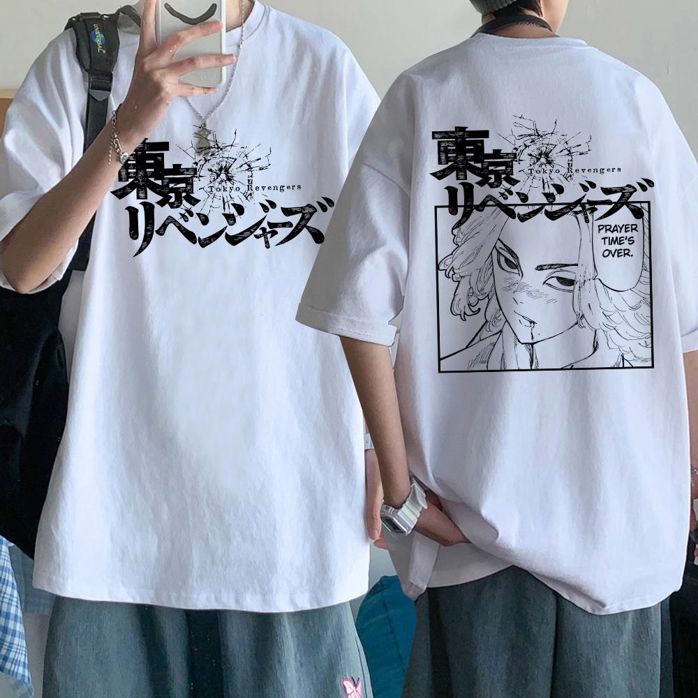 Japanese Anime Tokyo Revengers Manjiro Sano MIKEY Printed T-shirt Men Women Classic Tshirts Cotton Tee Harajuku Male T Shirt