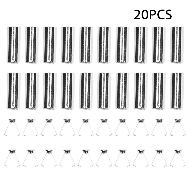 

Металлические концы шнура Стопор Пуговица Фиксатор конца шнура Заглушка Фиксирующая пряжка Пряжка-колокольчик для подвешивания DIY Сумка Обувь Одежда Аксессуары для шнурка One Size серебро белый
