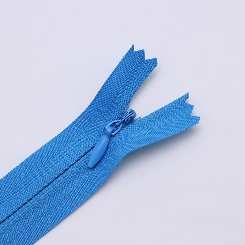 Color No. 3 Nylon Closed-End Zipper for Cushions, Pillows, and Dresses - Home Textiles & Clothing Accessories