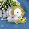 25yards /Roll Silver/Gold Silk Satin Ribbon For Party Home Wedding Decoration
