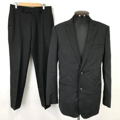 MAJI MAJI Half Lined Spring Summer Suit Set Men Y6 Black Stripe Jackets cBH679(USED)