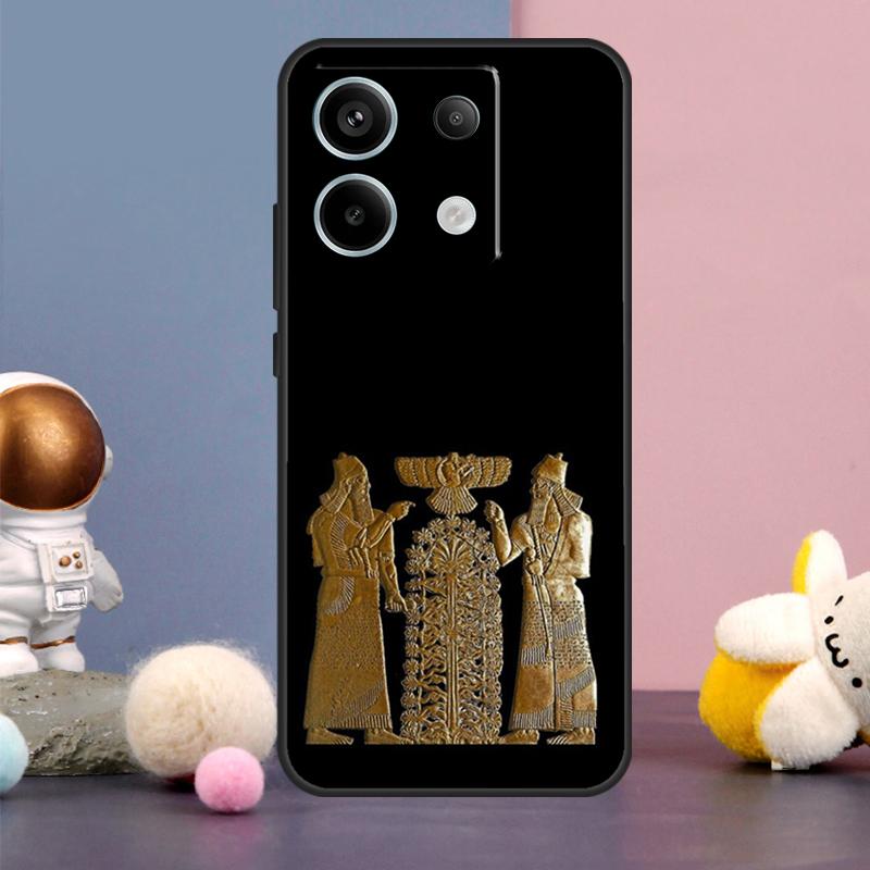 Lamassu Assyrian Mesopotamian Case For Xiaomi Redmi 13C 12 12C 9C 10C Redmi Note 11 12 13 Pro 9 10 10S 11S 12S Back Cover