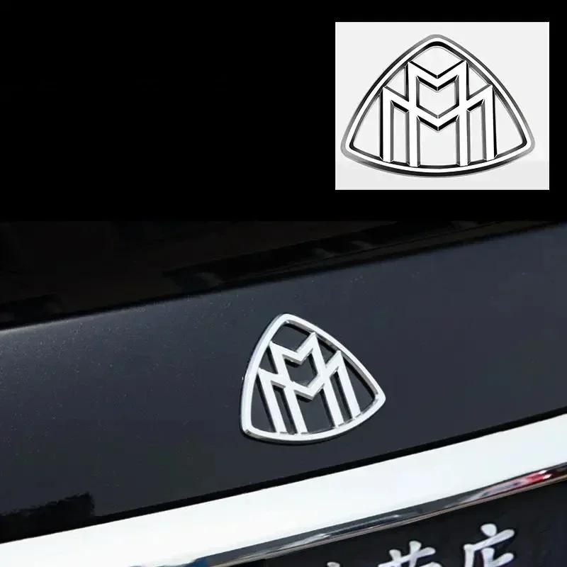 

For Mercedes Benz letter badge car stickers for Mercedes Benz MAYBACH V12 S400L S600 rear trunk logo modified accessories decora