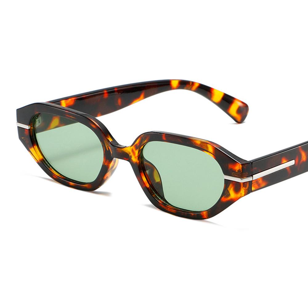 Fashion Cat Eye Thick Frame Sunglasses Women Men Brand Designer Retro Polygon Sunshade Glasses Travel Driving Beach Party Eyewea