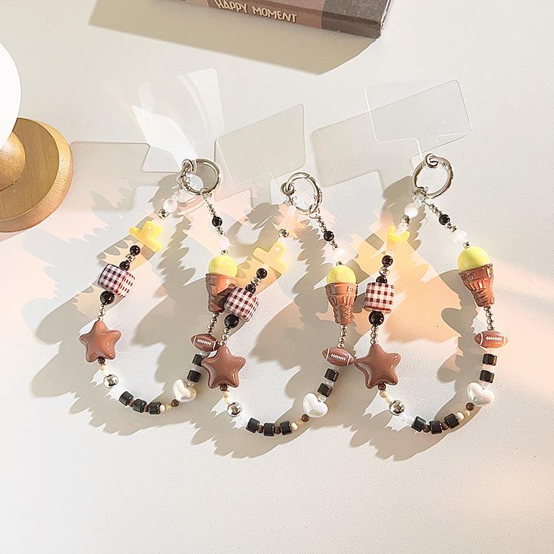 Trendy Cute Cartoon Handmade Chain Lanyard - Phone/CCD Camera/Bag Charm Universal Anti-Theft/Anti-Snatch