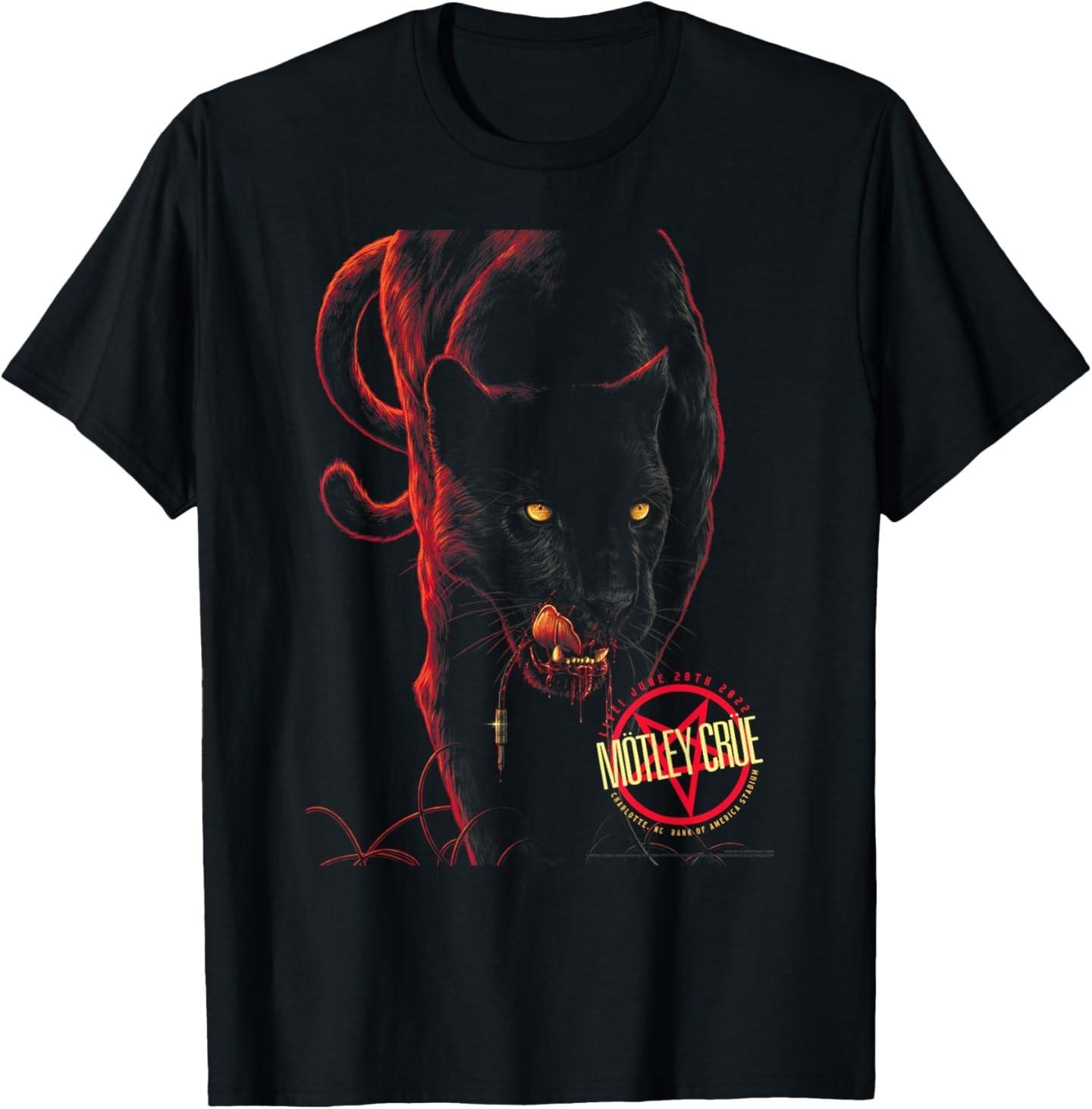 Mötley Crüe - The Stadium Tour Charlotte Event T-Shirt Mens Womens Tees Top S