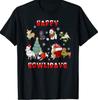 Merry Chirmas Dogs Black T-shirt Unisex S-234XL