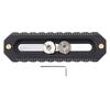 Quick Release Safety Rail with 14in Screws Anti Off Safety Pins for Handle Camera Cage Aluminum