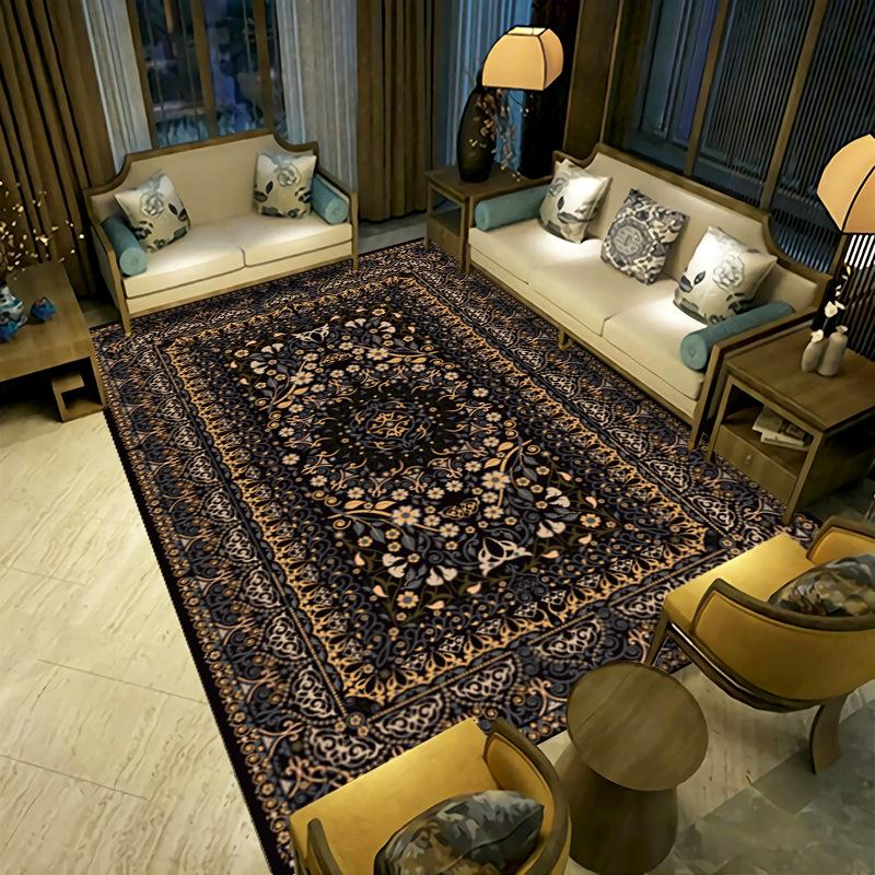 New Chinese Style Living Room Carpet Simple Coffee Table Sofa Floor Mat Bedside Carpet Easy To Maintain