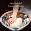 Huabeishi Thickened Stainless Steel Round Mixing Bowl