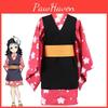 Slayer Demon Kimetsu No Yaiba Makomo Cosplay Costume Women Kimono Robes Suit