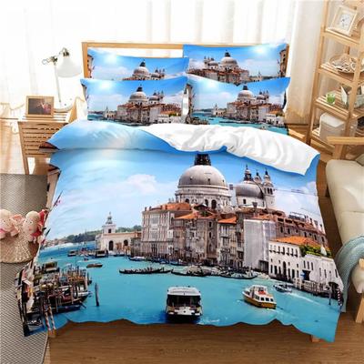 Eiffel Tower Bedding Set Duvet Cover Set 3d Bedding Digital Printing Bed Linen Queen Size Bedding Set Fashion Design