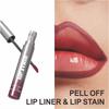 Matte Peel-Off Lip Stain 1Pc – Smudge-Resistant & Vibrant, Ideal for Casual Use, Celebrations, Office Meetings, or Gifting