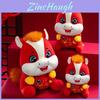 Chinese Zodiac Year Of The Horse Plush Toy With Fish Design For Celebration Gifts