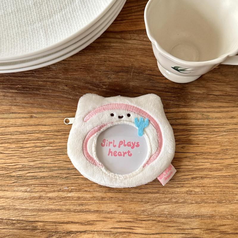 Kawaii Pudding Pins Storage Bags Cute Animal Plush Organizer for Women Cartoon Anime Doll Protective Bags Japan Style 2026 New