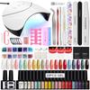 PHOENIXY 36W UV Nail Lamp Nail Gel Kit Polish Gel Nail Decoration Tools Colors Varnish Gel Top Base Coat Manicure Set
