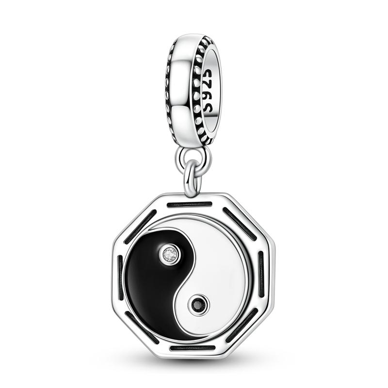 925 Silver Welcome To Colorless And Minimalist World Skull Charms Bead For Women Fit Bracelet DIY Jewelry Gift