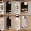 Non Woven Fabric Wardrobe Dust Cover With Multi Pocket Storage For Home And Travel Use