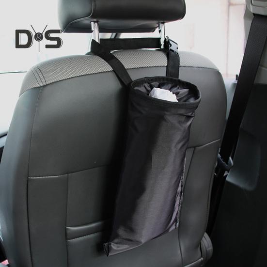 

2 шт. автомобильные мешки для мусора с застежками, экологически чистые многоразовые моющиеся мешки для мусора для легкого вывоза мусора 2pcs