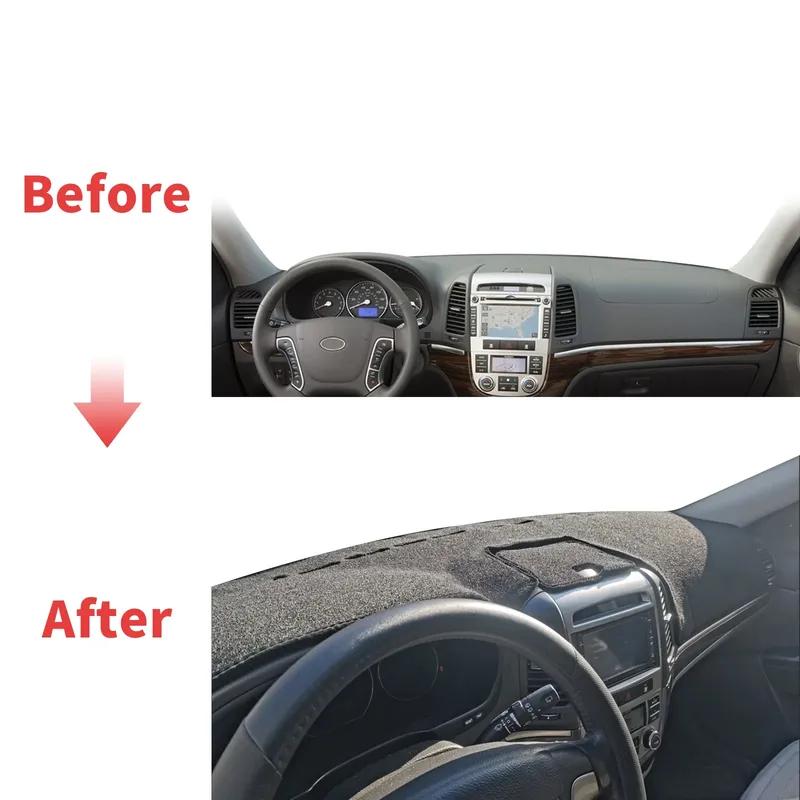 fit for Hyundai Santa Fe Santafe 2007 2008-2012 Car Accessories Protective Carpet Dashmat Dashboard Cover Pad DashMat Sunshade