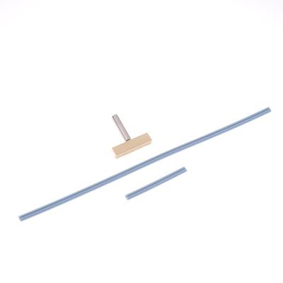 Special Pressing Copper Head Zebra Crossing Pressing Tool For Soldering Iron In 936 Welding Station 34Mm Wide