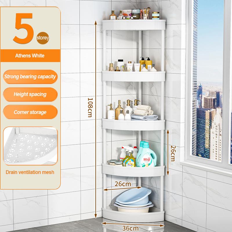 Badezimmer-Aufbewahrungswagen mit Rädern Küchen-Wohnzimmer-Aufbewahrungsregal Hohe Tragfähigkeit Wohnaccessoires