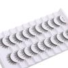 10 Pairs Natural Long False Eyelashes Black Stem Fake Lashes 3D Mink Eyelashes  Eyelash Extension