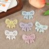 20pcs European Style Bowknot Applique Mini Mesh Embroidery Patch DIY Accessory Material Exquisite DIY Handmade Accessories