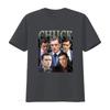 T-shirt Retro Bootleg Chuck Bass per Donna e Uomo vintage Lavata moda Top Unisex Per l'Uso Quotidiano Traspirante Versatile