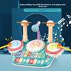 Children Musical Instruments Toys Jazz Drum Set Percussion Music With Microphone Kids Electronic Keyboard Puzzle Educational Toy