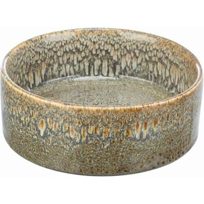 Mangeoire Pour Chien - TRIXIE - Céramique - 0,4 L - Ø 13 Cm - Bleu
