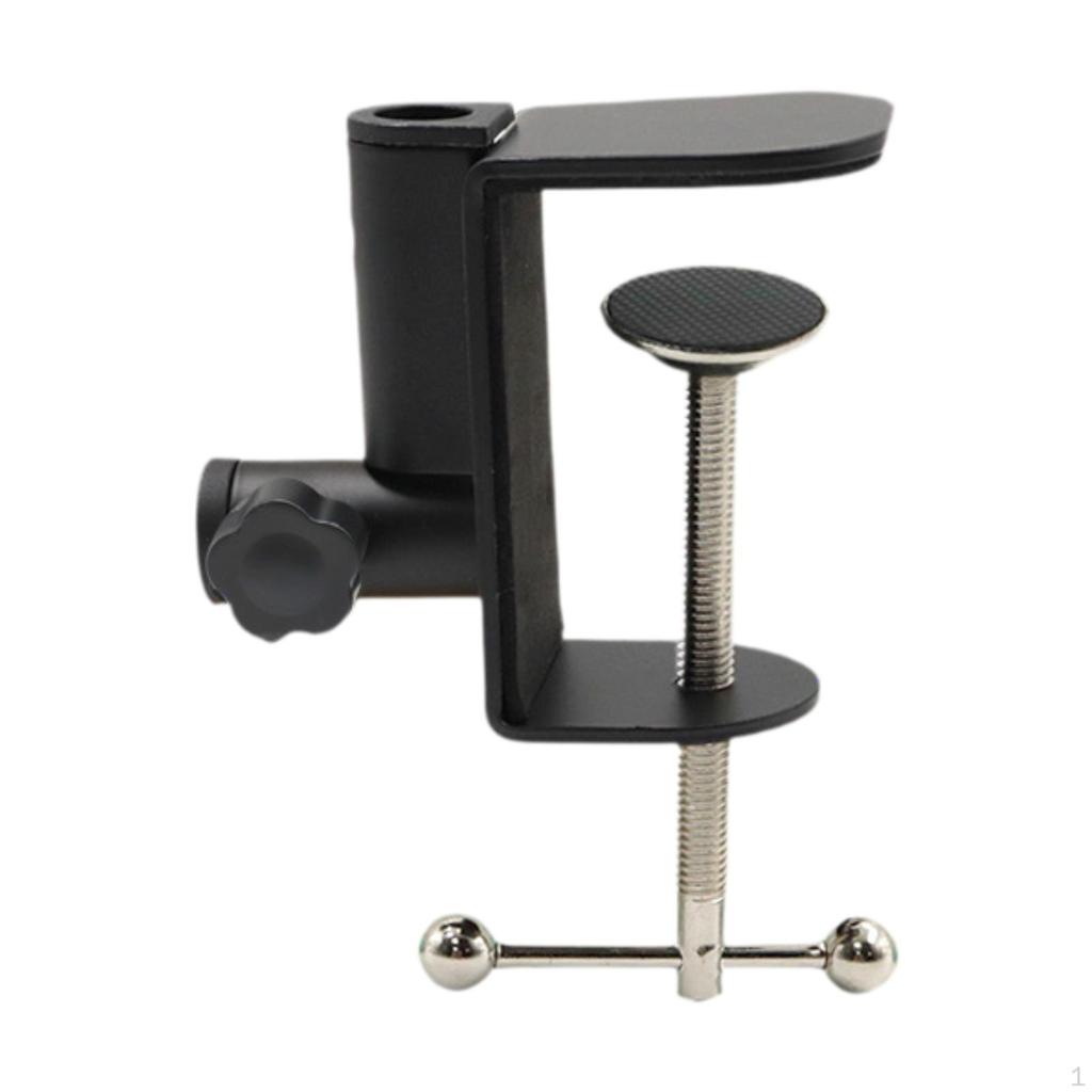 Base Stand Mount Adjustable Versatile Heavy Duty Table Lamp Quick Grip Desktop