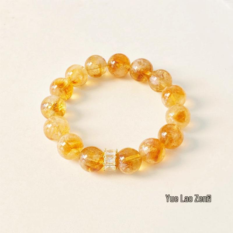 Natural Citrine Bracelet: Attract Wealth and Luck with This Elegant Crystal Jewelry Gift