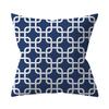 Navy Blue Mandala Nordic Geometric Pillowcase 45x45 Cushion Cover Decorative Pillow Sofa Cushion Home Decor Polyester