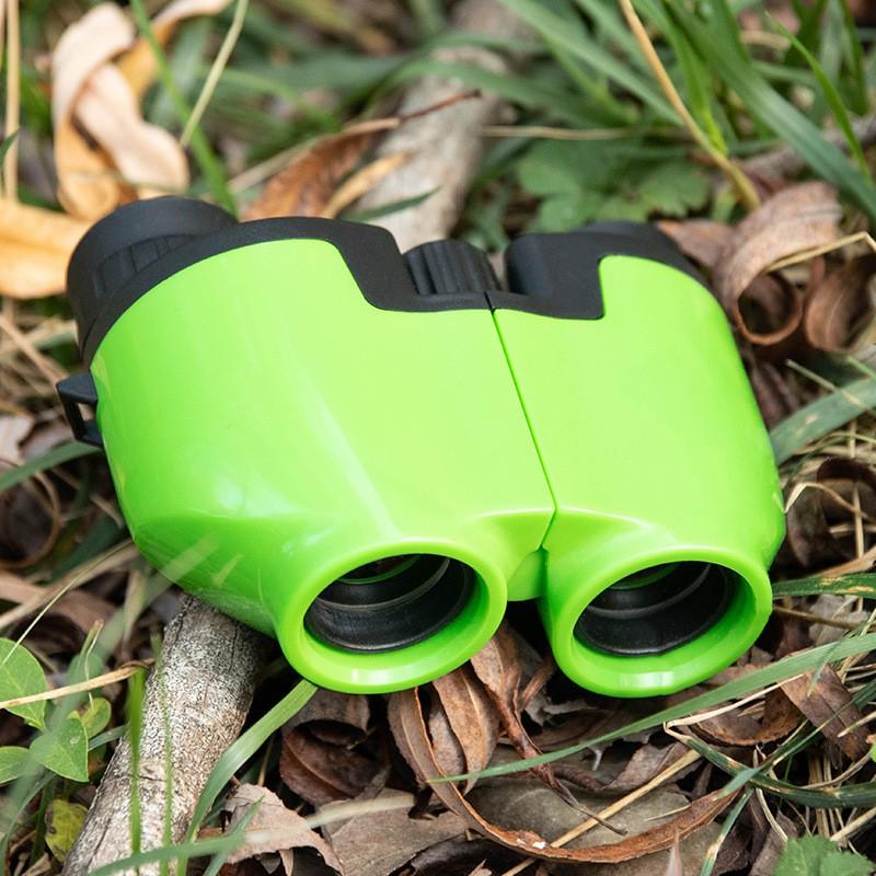 10x42 Green Porro Prism Binoculars Outdoor Hiking Birdwatching Travel Portable High Definition Telescope