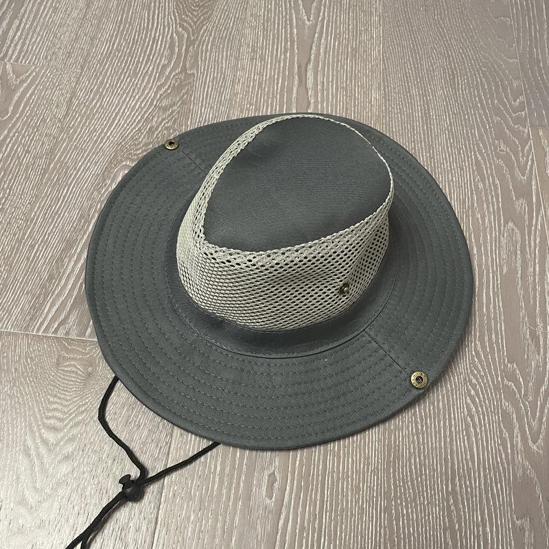 Hat men's summer big brim outdoor fishing sun protection hat sun hat bucket hat construction site dry farm work sun hat