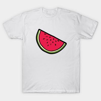 T Shirt Women Watermelon Slice Harajuku Print Kawaii Tshirt Summer Short Sleeve Female T-Shirt Top Tee