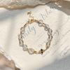 Qiaoen Naturlig Svart Krystall Justerbart Armbånd for Kvinner - Originalt Perledesign Smykker