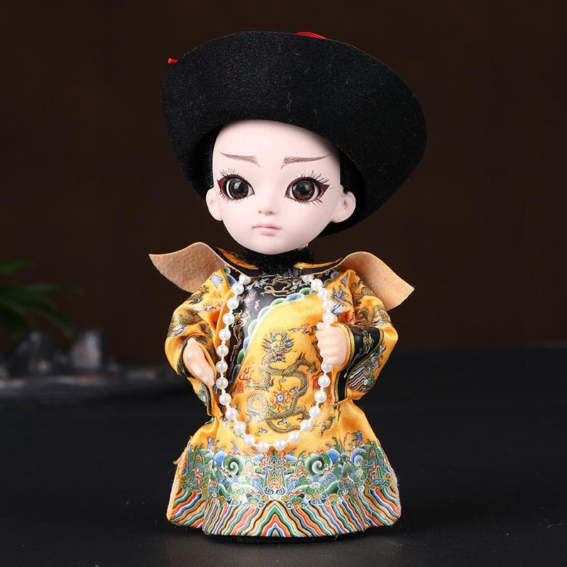 Chinese Opera Character Decoration Silk Doll Peking Opera Mask Doll Chinese Handmade Decorative Gifts Shop decoration Doll
