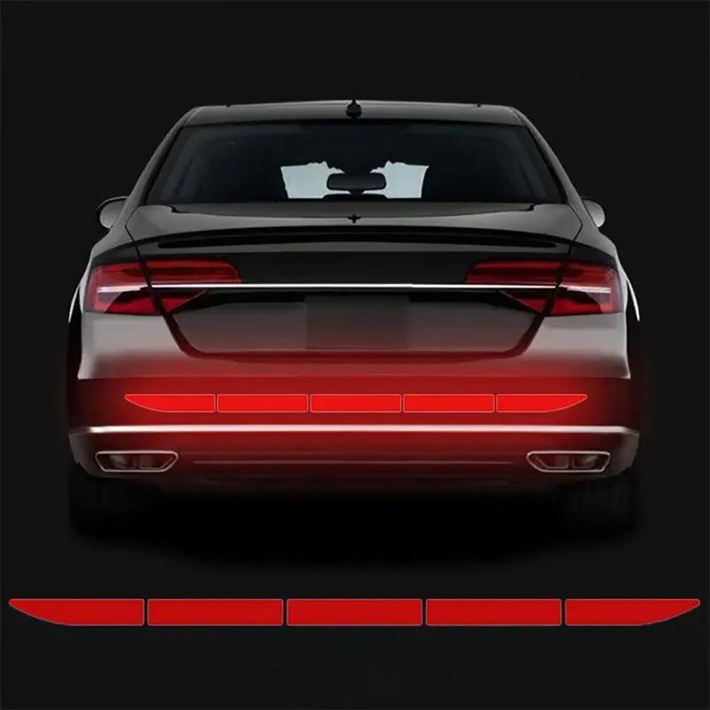 

90cm Car Reflective Sticker Automobile Trunk Warning Safety Tape Anti Collision Night Warning Reflective Sticker Auto Accessorie червоний