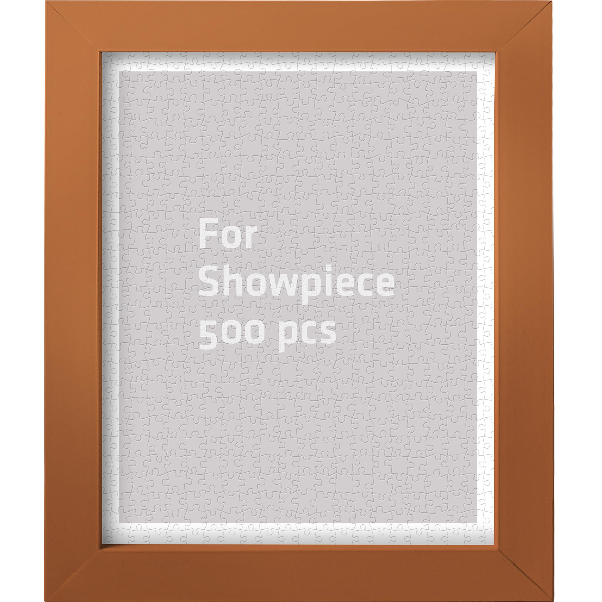 

Рамка для пазла Пинто (38x45см) для пазлов из 500 деталей, из пластика с палисандром, без акрила или картона [W1029]