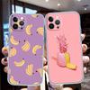 PP36 Fruit Banana pineapple Soft Shell Transparent Phone Case for Samsung Galaxy A04 A04S A14 A23 A34 A54 M23 M33 M52 M53