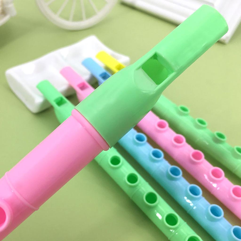 20 Pcs Mini Fun Kids Party Favor Colorful Flute Musical Instrument Toys Birthday Gift Souvenir Piñata Boys Girls Carnival Prizes