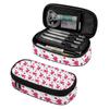 Pencil Case Multi Compartment Zipper Closure Durable 300D Polyester with Main Compartment Mesh Pocket and Pen Slots for Students
