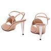 Gucci Blondie Leather One Strap Sandals 8.5cm Women's Pink 723396 C9D00 5909