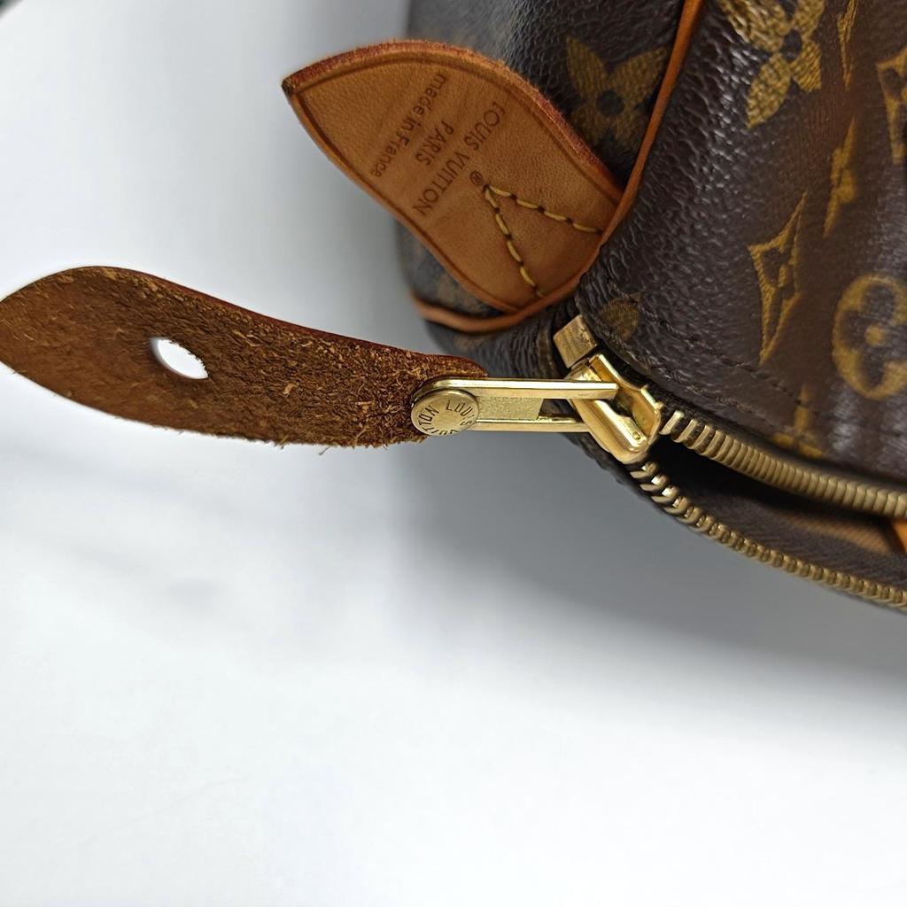 [Použité] Speedy 30 Elegantní Kompaktní Módní Dojíždějící Klasický Monogram Potahovaný Plátno S Koženým Lemem Polštářová Taška - Dobrý #1AWJA1L