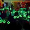 Solarbetriebene Halloween-Augapfel-Lichter zur Halloween-Dekoration, Außenaufstellung, Horror-Augäpfel für Hof, Garten und Teamdekoration